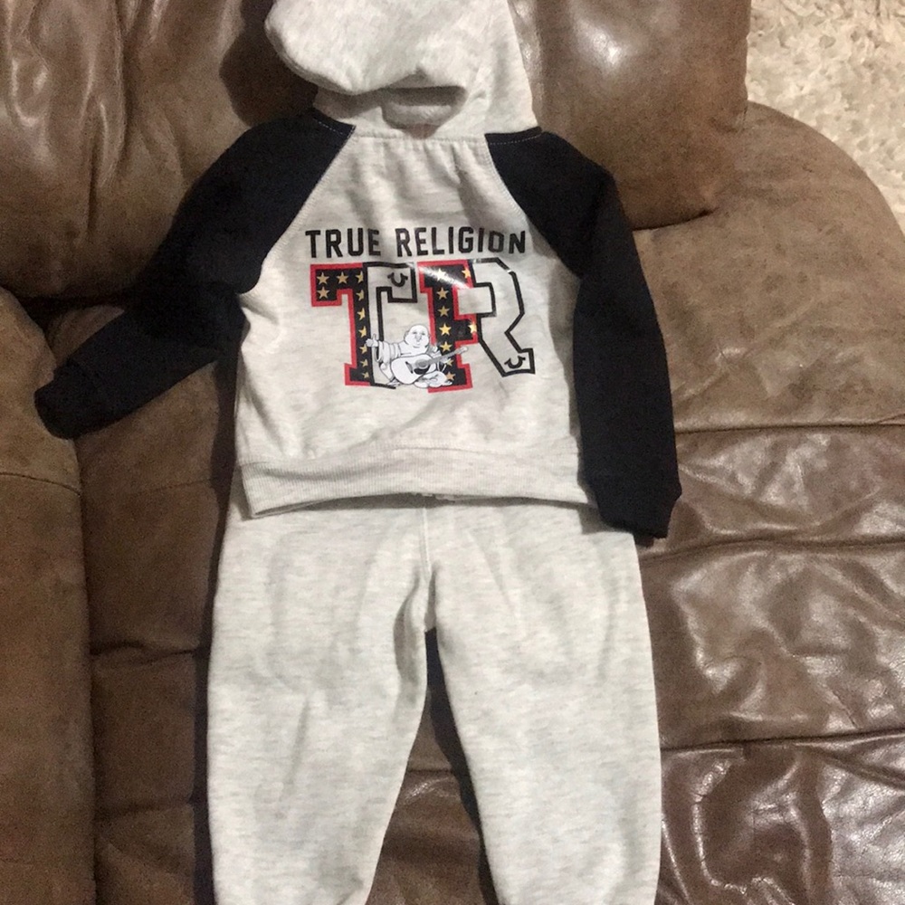 True religion baby boy sweatsuit